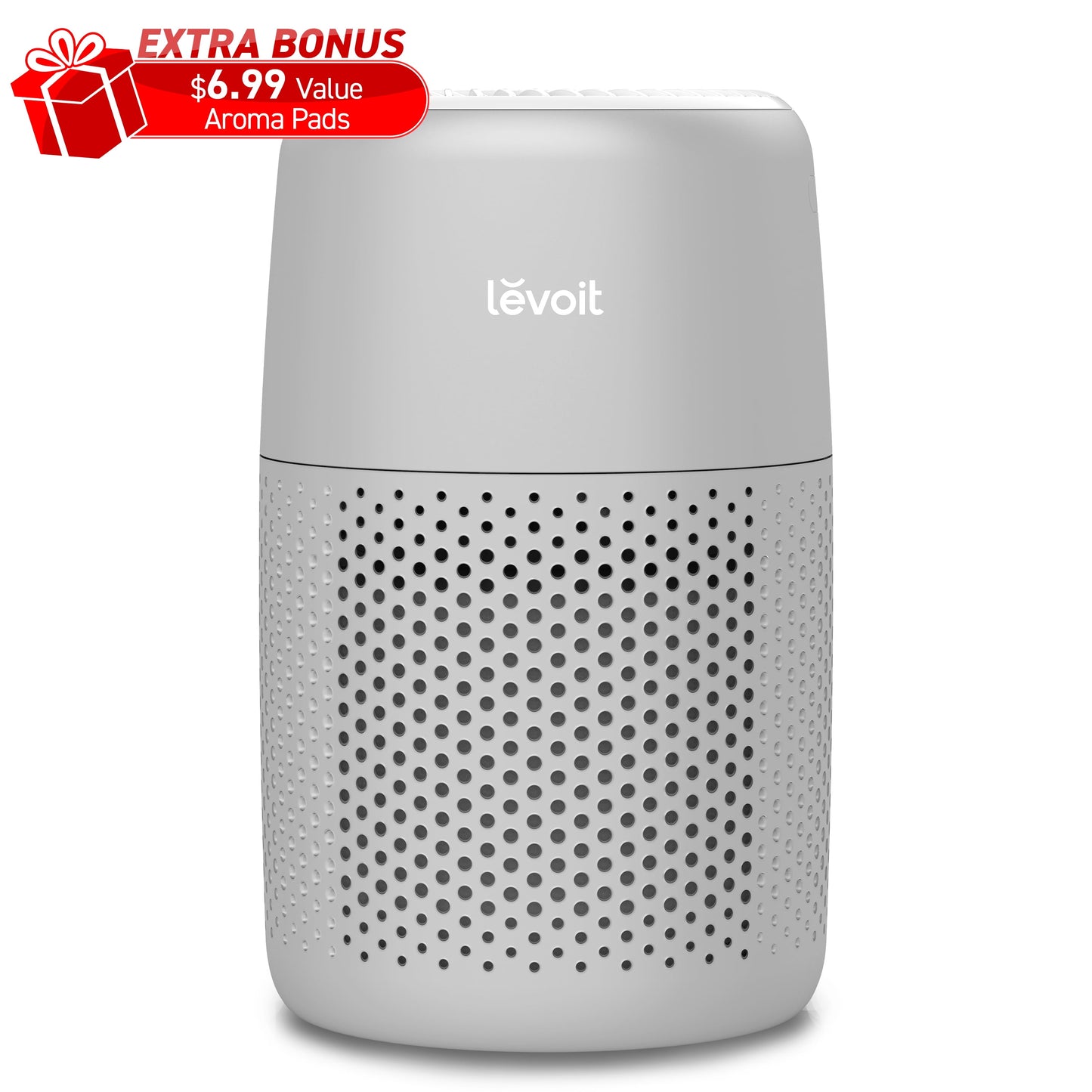 Core Mini Air Purifier with Aroma for Bedroom & Office (178 Sq. Ft), Gray.