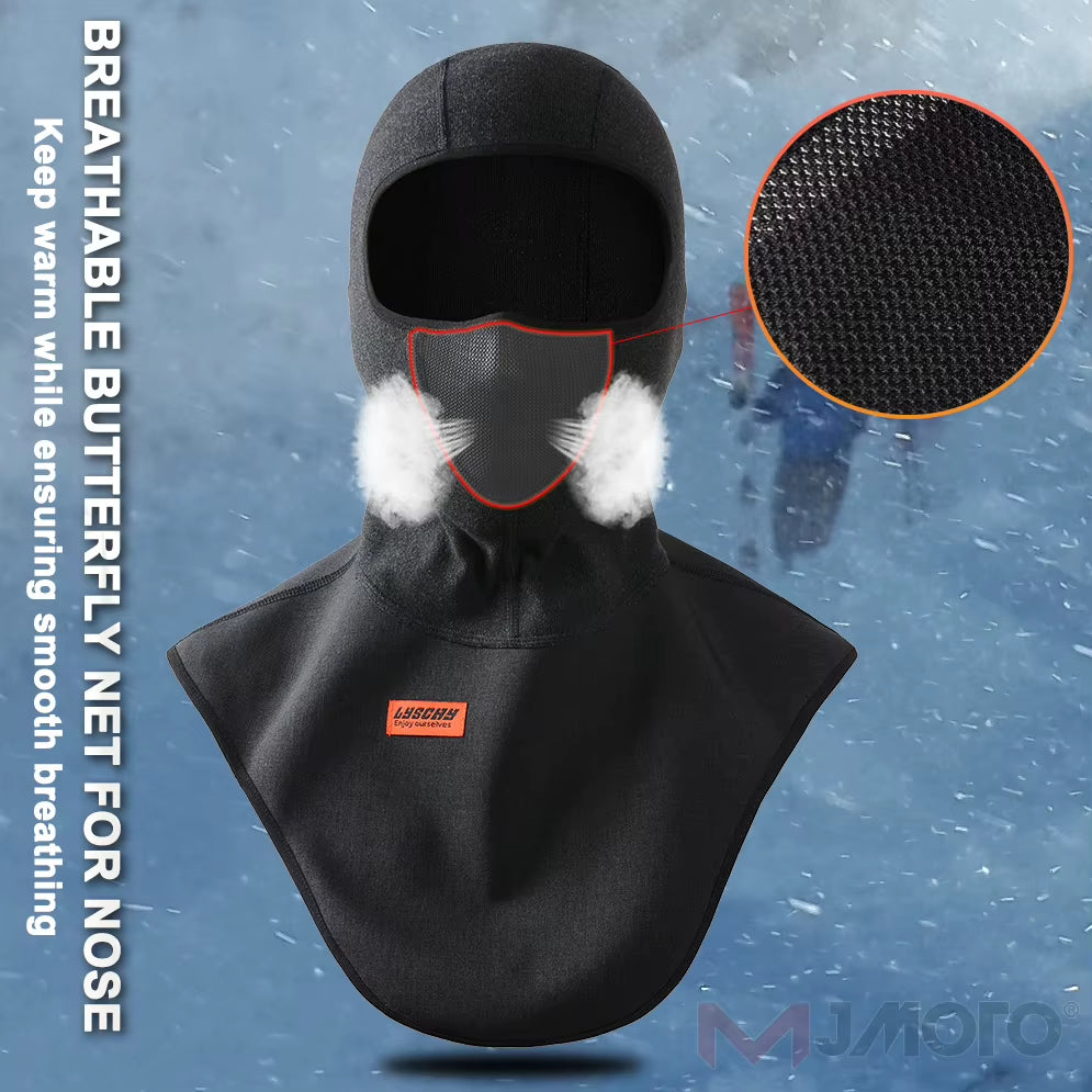 New Motorcycle Mask Fleece Thermal Face Mask Keep Warm Moto Riding Balaclava Motorbike Biker Winter Windproof Ski Mask Men Women