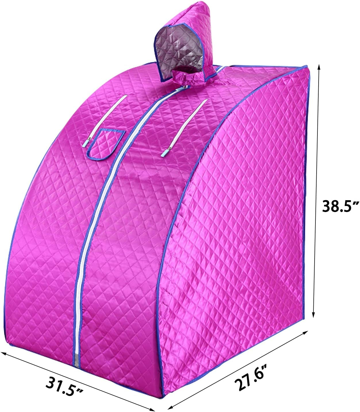 Portable Sauna, Sauna, 2L Steam Sauna for Relaxation,Home Sauna with Remote Control,Foldable Chair,Timer