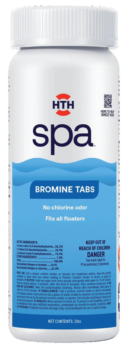 Spa Care Bromine Tabs for Spas and Hot Tubs, Tablets, 2 Lbs