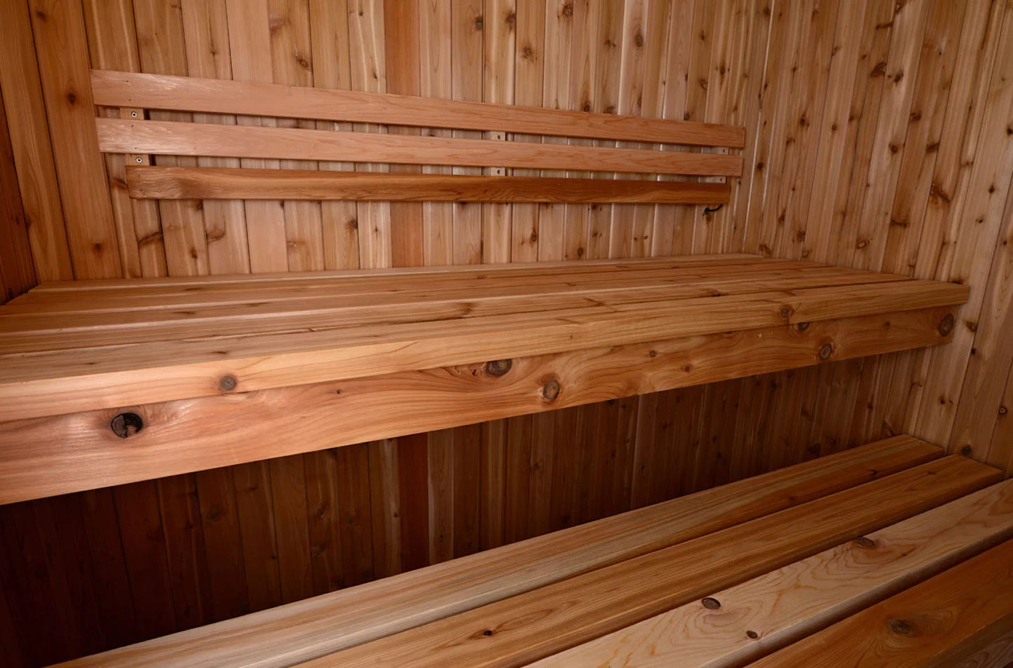 Grayson 4-Person Indoor Sauna in Rustic Cedar