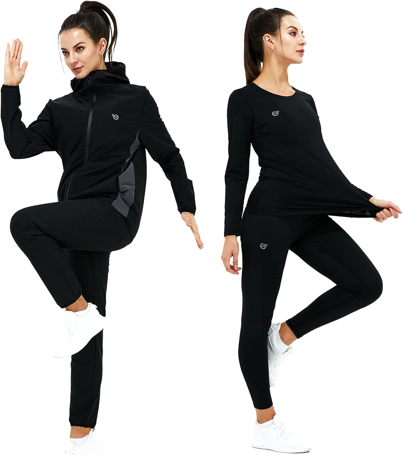 Sauna Suit for Women Weight Loss Sweat Suit Slim Fitness Clothes